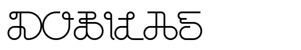 Dobilas font preview